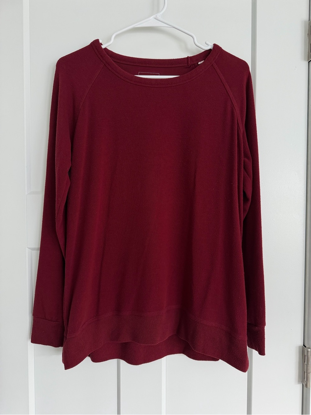 Sonoma Women's Crewneck Pullover Sweatshirt - Wine